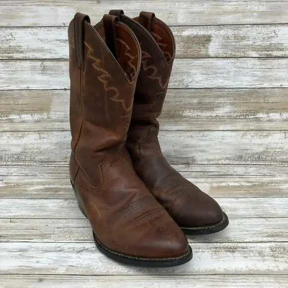 Mens ARIAT Sedona Arena Brown Leather Boots COWBOY Size 12 EE Ariat Men main image 3